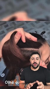 36M views · 354K reactions | Penteado incrível com uma técnica super fácil de fazer! | Vem com o Fabio | Facebook