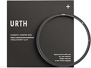 Urth 55mm Magnetic Lens Filter Adapter Ring - Screw-in Adapter Ring for Converting Camera Lens to Magnetic Filter System