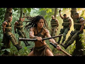 Special forces film! Female soldier is surrounded but strikes fast, annihilating everyone instantly!