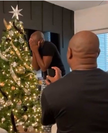 Emotional Christmas Proposal for Black Gay Couples