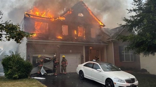 Early morning blaze engulfs Prince George's County home; no injuries reported