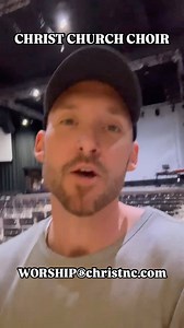 1.7K views · 33 reactions | Join the CHRIST CHURCH CHOIR!!! Email us at worship@christnc.com!!! #choir #worship #christnc #christchurchglobal #christchurch | Christ Church - Mt. View | Facebook