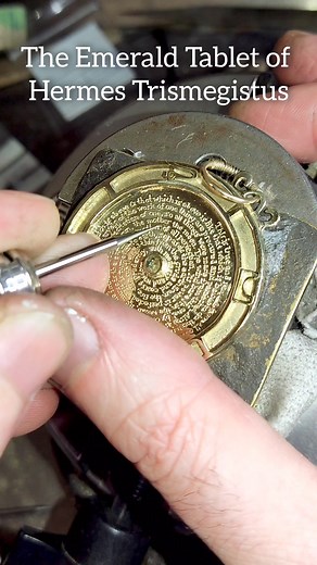 The Emerald Tablet of Hermes Trismegistus is one of the most mysterious, cryptic and enigmatic texts. The text is actually derived from the Hermetic tradition - an ancient Greek and Egyptian philosophical text which are attributed to the mysterious figure known as Hermes Trismegistus. The texts are a combination of the Egyptian god of wisdom, Thoth and the Greek god Hermes. In these texts, Hermes discusses with his disciples the true nature of the cosmos, nature, the mind, etc. These texts date 