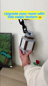 Upgrade your room with this magic lantern 🥹 #minecraft #lantern #lamp #toys