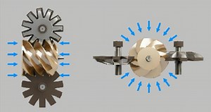 [Hot Item] China Manufacturer 2.5m3/Min Single Screw Head Element Air End for Direct Driven Screw Compressor
