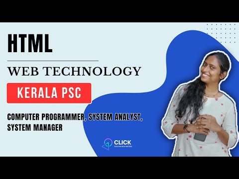 HTML at a Glance | Kerala PSC | Computer Programmer, System Analyst, System Manager