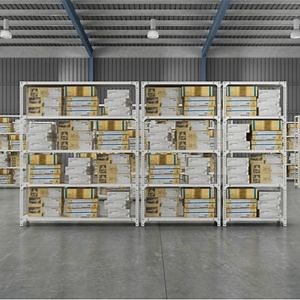 [Hot Item] Steel Slotted Angle Light Duty Shelf for Home or Industrial Warehouse Storage