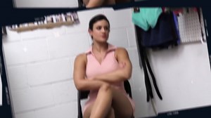 Two Stealing Stepmom & Stepdaughter Let The Security Guard Cover Their Faces With Cum To Avoid Fine