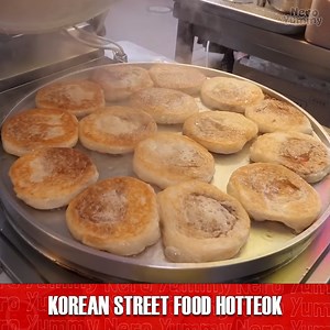 Amazing Korean Pancake (Hotteok), Street Food | Nero Yummy