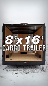 1K views | Royal Cargo LCHT35-816-78 Enclosed Trailer • Tandem 3,500...