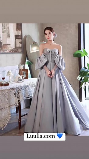 Sky Blue Evening Dress, Satin Prom Dress, Formal Party Dress, Custom Made. https://www.luulla.com/product/1789603/sky-blue-evening-dress-sexy-party-dress-satin-prom-dress-princess-birthday-dress-custom-made | Luulla