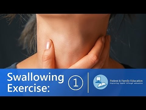 Swallowing Exercises - How to Make Your Swallow Stronger [Exercise 1 of 3]
