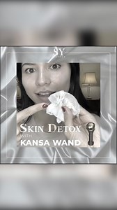 THIS IS GOING TO BLOW YOUR MIND!!!!!🤯 Massaging with our FaceYoga Facelift wand increases circulation and production of anti ageing collagen and elastin and promotes lymphatic drainage. As you gently massage your face and body with our Copper wand, the pure metal begins to draw out inflammation and toxins from the body. The grey color is acidity which is released when the metals combine with the body’s electromagnetic system. By removing toxins from the lymph nodes, kansa balances your skin’s p