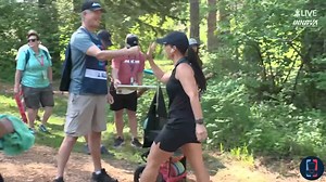 2K views · 68 reactions | Hot start for Jennifer Allen! Currently -3 thru 5 holes and in solo 1st place! | Disc Golf Pro Tour | Facebook