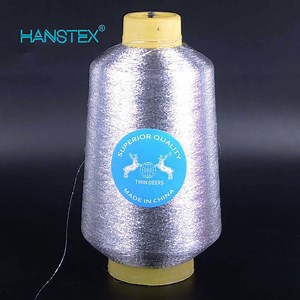 [Hot Item] Hans Most Popular and Hot Dyed Silver Metallic Knitting Yarn