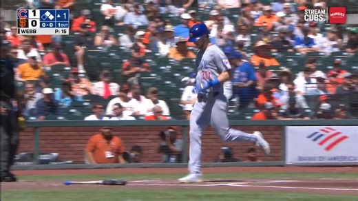 Happer gets us on the board! | Chicago Cubs