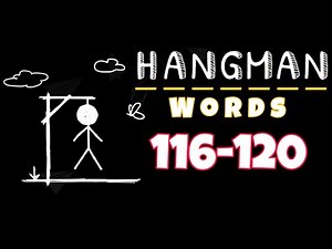 HANGMAN WORDS Two Player Games level 116 117 118 119 120