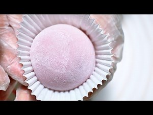Making Red Bean MOCHI with simple red bean filling in 30 minutes