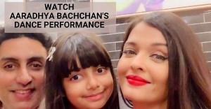 [THROWBACK VIDEO] Aishwarya, Abhishek's daughter Aaradhya flaunting her dancing skills will leave you in awe