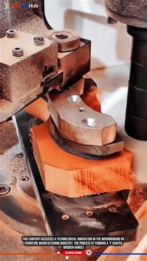 Innovation Technology Template Router: Automated Manufacturing of Y-Shaped Wooden Handles #tech