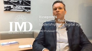 What new behaviors do leaders need to adopt for the digital age? Prof Mike Wade has some insights from the latest study from the Digital Business Transformation Center and metaBeratung. Read the full study: https://www.imd.org/globalassets/dbt/docs/redefining-leadership | Institute for Management Development IMD