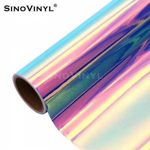 [Hot Item] Factory Price Chrome Rainbow Sapphire Blue PVC Cutting Vinyl Rolls