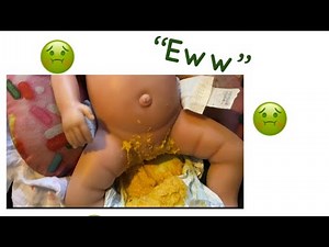 Cleaning Silicone baby’s huge poop explosion🤢