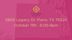 Join Dana Cheney this Wednesday, October 11th as she hosts a Kendra Scott Sip & Shop. 20% of the proceeds will benefit those faced with breast cancer. | National Breast Cancer Foundation