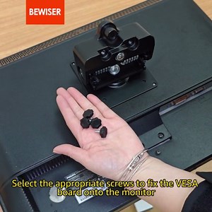 BEWISER Heavy Duty Monitor Arm for 34-57 inches Screens,Weight Capacity Up to 44 lbs,Full Motion Height Swivel Adjustable Ultrawide Monitor Arm (White)