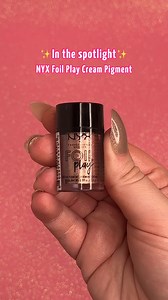 4.1K views · 153 reactions | Capture all the attention and create gorgeous foiled eye looks with NYX Foil Play Cream Pigment, now available at Cosmetic Capital ✨ #makeup #cosmetics #eyeshadow #pigment #nyx | Cosmetic Capital | Facebook