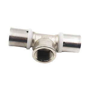 [Hot Item] Pex Al Pex Fittings 1/2"-1" Female Tee Brass Press Fittings