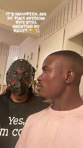 It’s Halloween, and my Black American wife still haunting my wallet 😭🎃💸 #halloween2025 #halloweencostume #relationshipgoals #relatable #shortsreels | James and Kat