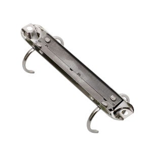 [Hot Item] Customized 133mm A4 Size Metal Ring Binding Mechanism 2 Ring Round Binder File Folder Clips