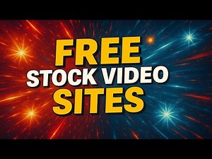 Top 5 Best FREE STOCK VIDEO FOOTAGE Websites (High Quality)