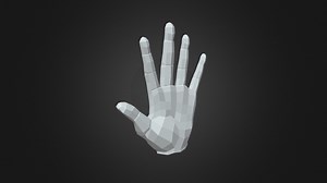 Hand Base Mesh - Download Free 3D model by Diego.Gonzalez2