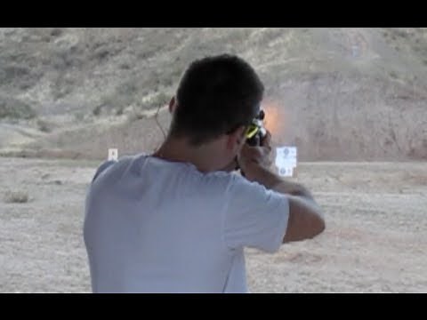 Thompson Contender .30-30 Winchester Pistol @ 125 Yards Massively Powerful