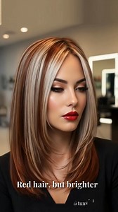 51K views · 542 reactions | Long red hair enhanced with subtle blonde highlights for added light and dimension. Warm, modern, and beautifully balanced. Would you try this look? #redhair #longhair #hairreels | Tunsori la moda | Facebook