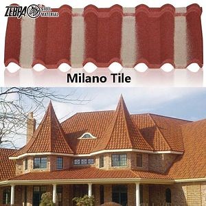 [Hot Item] Factory Price Eco-Friendly Roofing Shingle Tile Sheet Stone Coated Metal Roof Tile