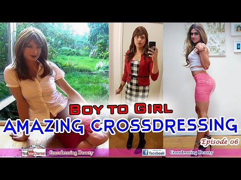 Amazing crossdressing photo collection | Male to female transformation | Boy to girl transformation