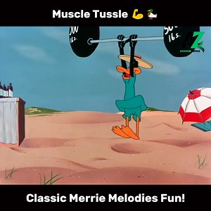 35 reactions | Muscle Tussle 閭 | Merrie Melodies with Daffy Duck’s Hilarious Showdown! #MuscleTussle #MerrieMelodies #DaffyDuck #ClassicCartoons #CartoonComedy #FunnyMoments #AnimationGold #TimelessHumor #FamilyEntertainment #WackyAdventures | Classic Cartoon | Facebook