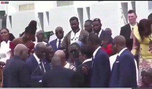 1K views · 26 reactions | Liberia newly elected President, Joseph Boakai, was yesterday escorted from the podium before he could conclude his inauguration speech. | UnreportedKe | Facebook