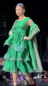 17K views · 147 reactions | LOOK: Gazini Ganados walks the runway at the Kornit Fashion Week 2021 in L.A. donning OLIVER TOLENTINO creations. | Pageant Avenue | Facebook