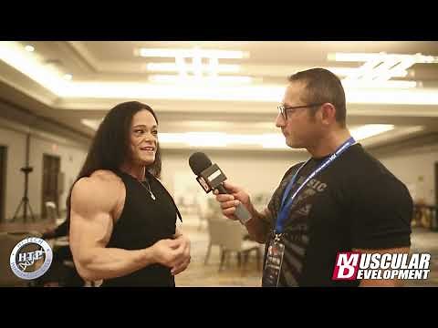 Donna Salib at the 2022 Indy Pro PreShow Interview with Ron Harris