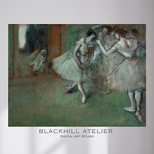 Degas Ballet Dancers Art Print: Vintage Impressionist Ballerina Scene (digital Download) - Etsy