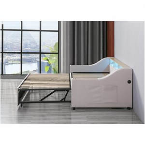 [Hot Item] Huayang Wholesale Wooden Fabric Convertable Furniture Pull out Sofa Bed