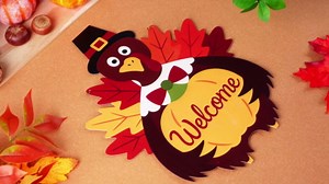 Thanksgiving Metal Turkey Sign Thanksgiving Door Decorations Welcome Fall Wreath with bracket for Front Door Metal Turkey Fall Harvest Hanging Signs Thankful Decor Home Indoor Outdoor
