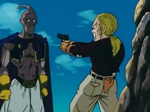 Evil Buu kills criminal | BeigeSaiyan