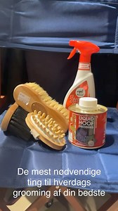 De mest nødvendige ting til hverdags grooming af din bedste ven 🌟 #grooming #horse #strigler #plejeprodukter #velplejethest #hverdagsrutiner | Rytterhuset Viborg