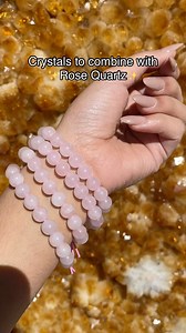 1. Rose Quartz Amethyst: Amplifies emotional healing and spiritual growth. Amethyst enhances intuition and calm, balancing the nurturing energy of rose quartz. 2. Rose Quartz Clear Quartz: Clear quartz amplifies the loving energy of rose quartz, helping to manifest desires and intentions for emotional balance and clarity. 3. Rose Quartz Lapis Lazuli: Lapis lazuli promotes truth, wisdom, and inner peace, which complements rose quartz’s focus on love and emotional healing, fostering self-awareness