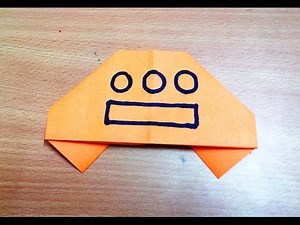 How to make an origami UFO step by step.
